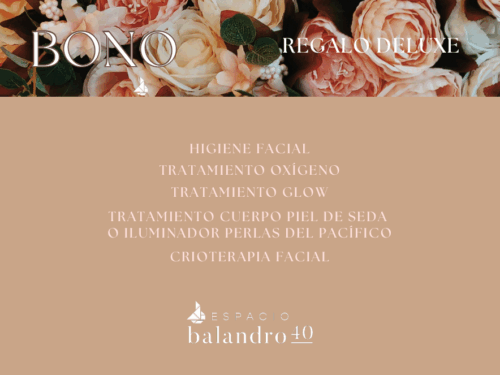bono regalo estetica facial y corporal