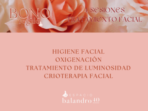 bono 4 sesiones estetica facial
